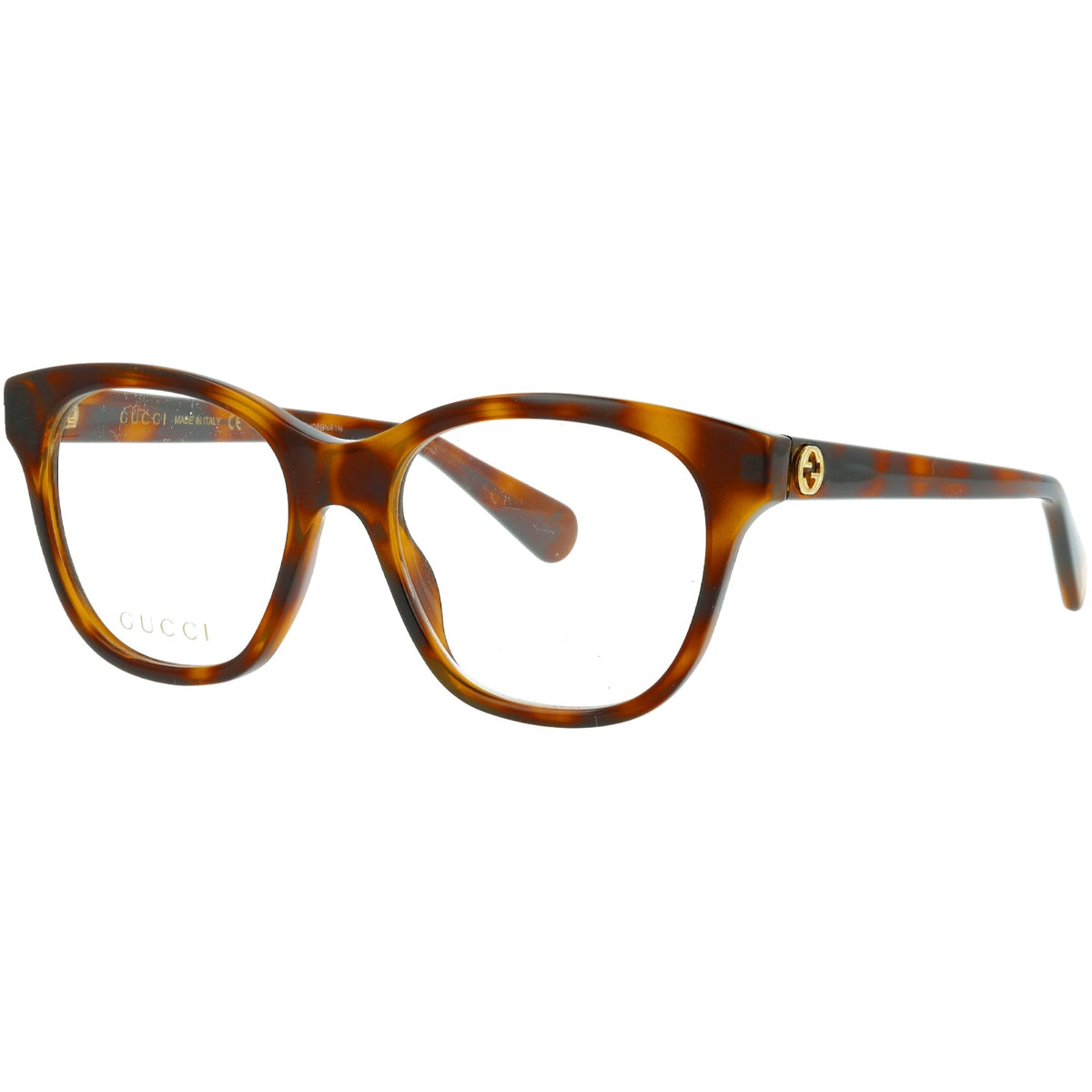 Gucci Women's Sunglasses Spring Summer 2021 Havana Transparent Demo Lens Demo Lens  GG0923O 002