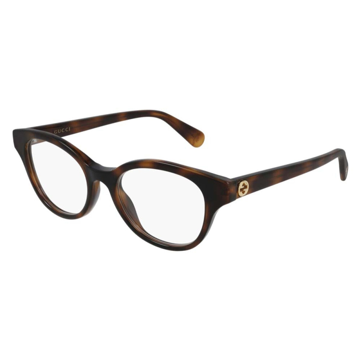Gucci Women's Sunglasses Spring Summer 2021 Havana Transparent Demo Lens Demo Lens  GG0924O 002