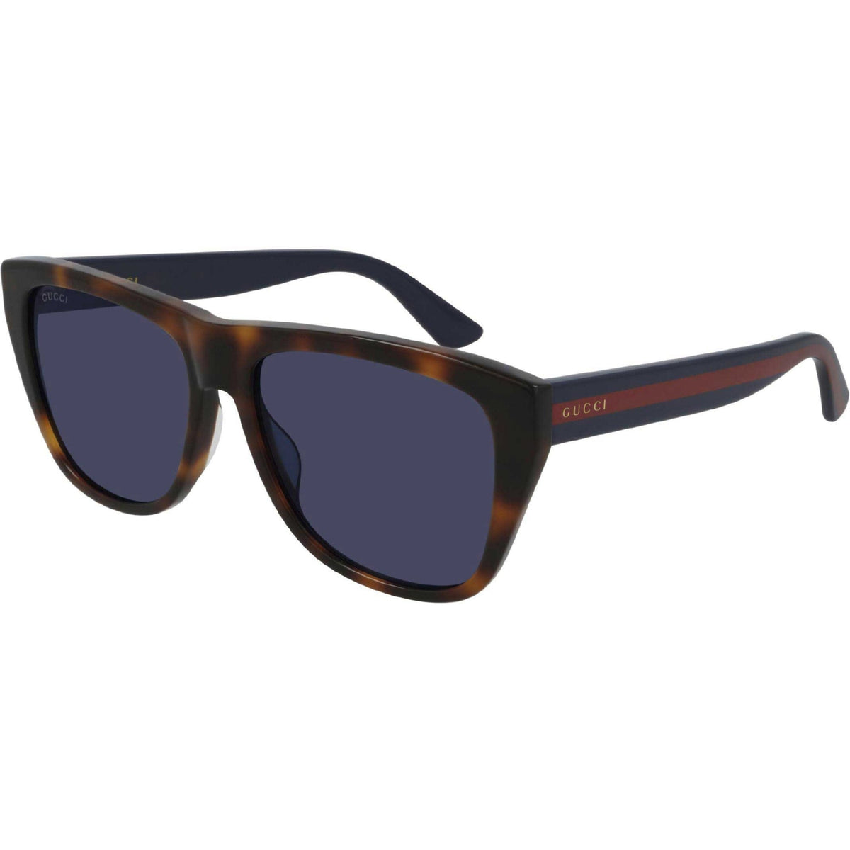 Gucci Men's Sunglasses Spring Summer 2021 Havana Blue Nylon Nylon GG0926S 002
