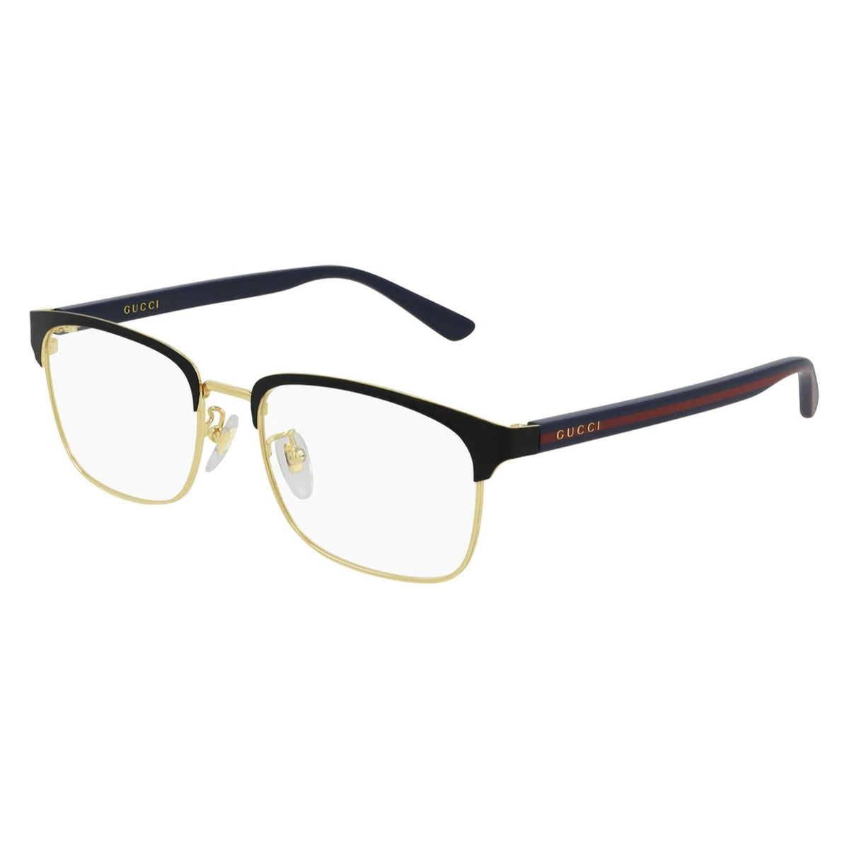 Gucci Men's Sunglasses Spring Summer 2021 Black Transparent Demo Lens Demo Lens  GG0934OA 002