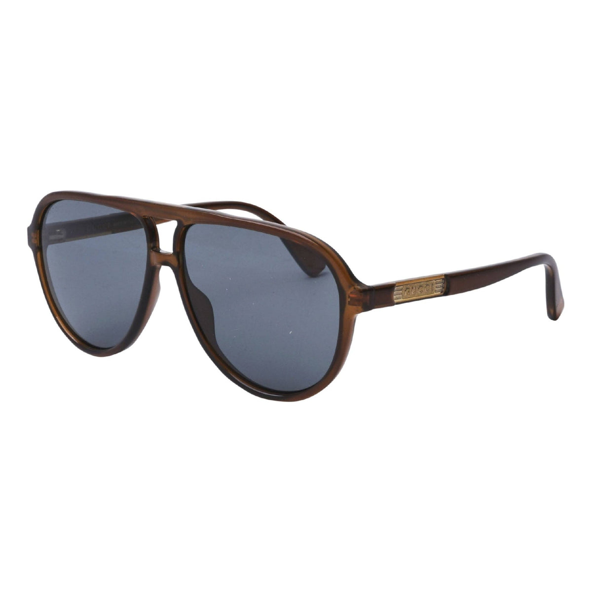 Gucci Men's Sunglasses Spring Summer 2021 Brown Blue Nylon Nylon GG0935S 007