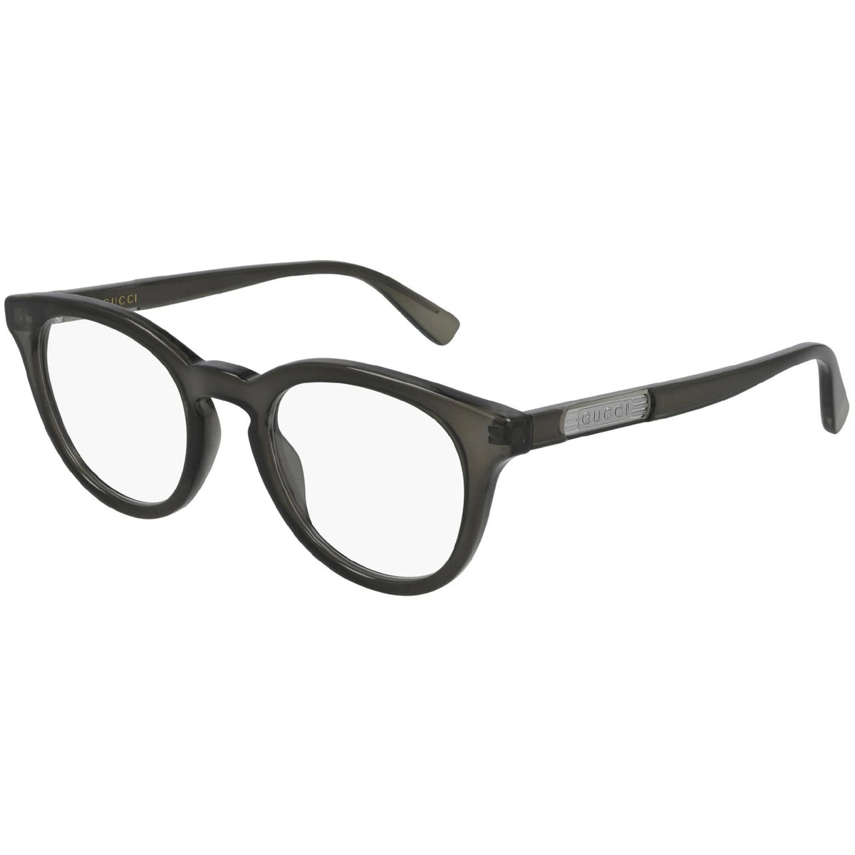Gucci Men's Sunglasses Spring Summer 2021 Grey Transparent Demo Lens Demo Lens  GG0937O 001