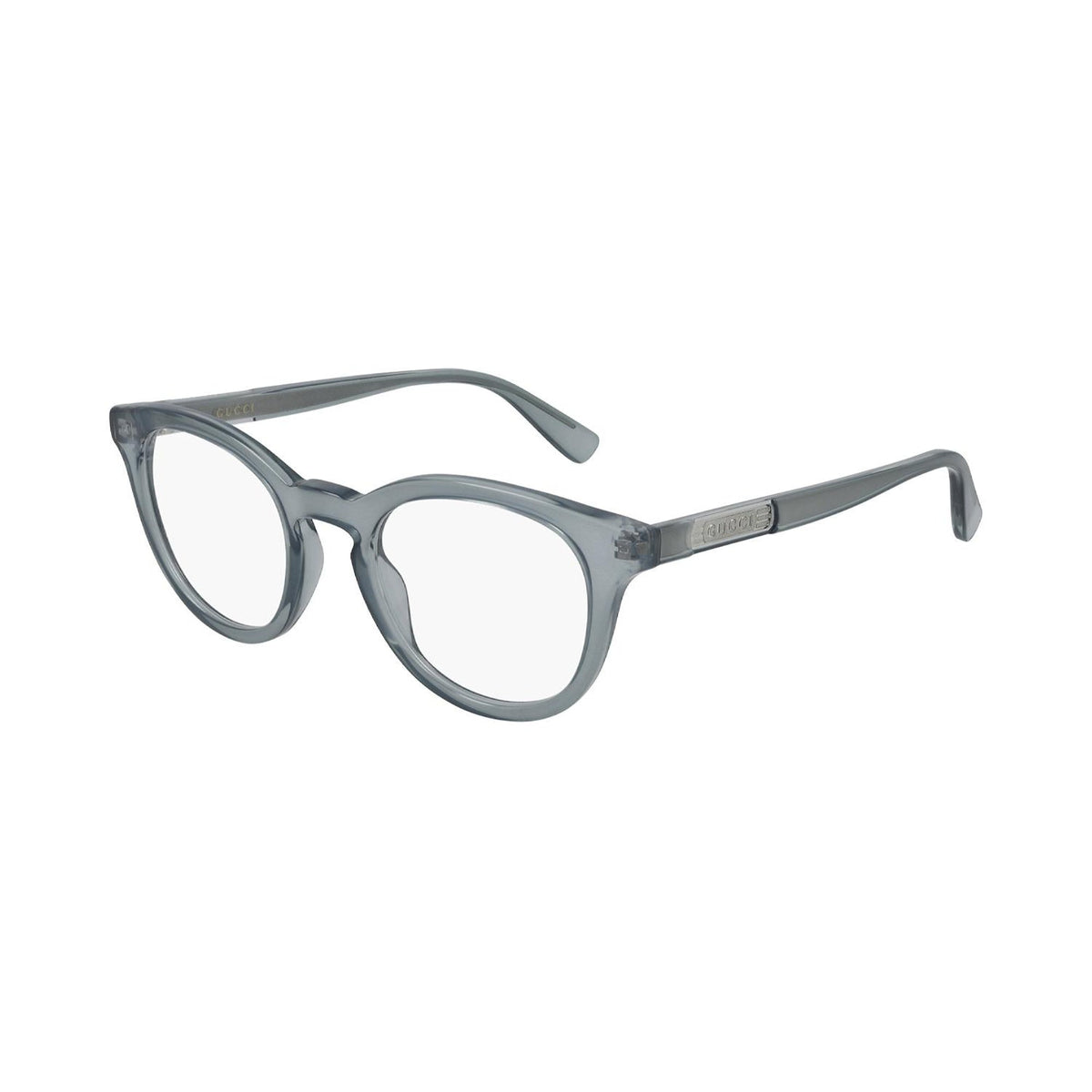 Gucci Men's Sunglasses Spring Summer 2021 Light Blue Transparent Demo Lens Demo Lens  GG0937O 004