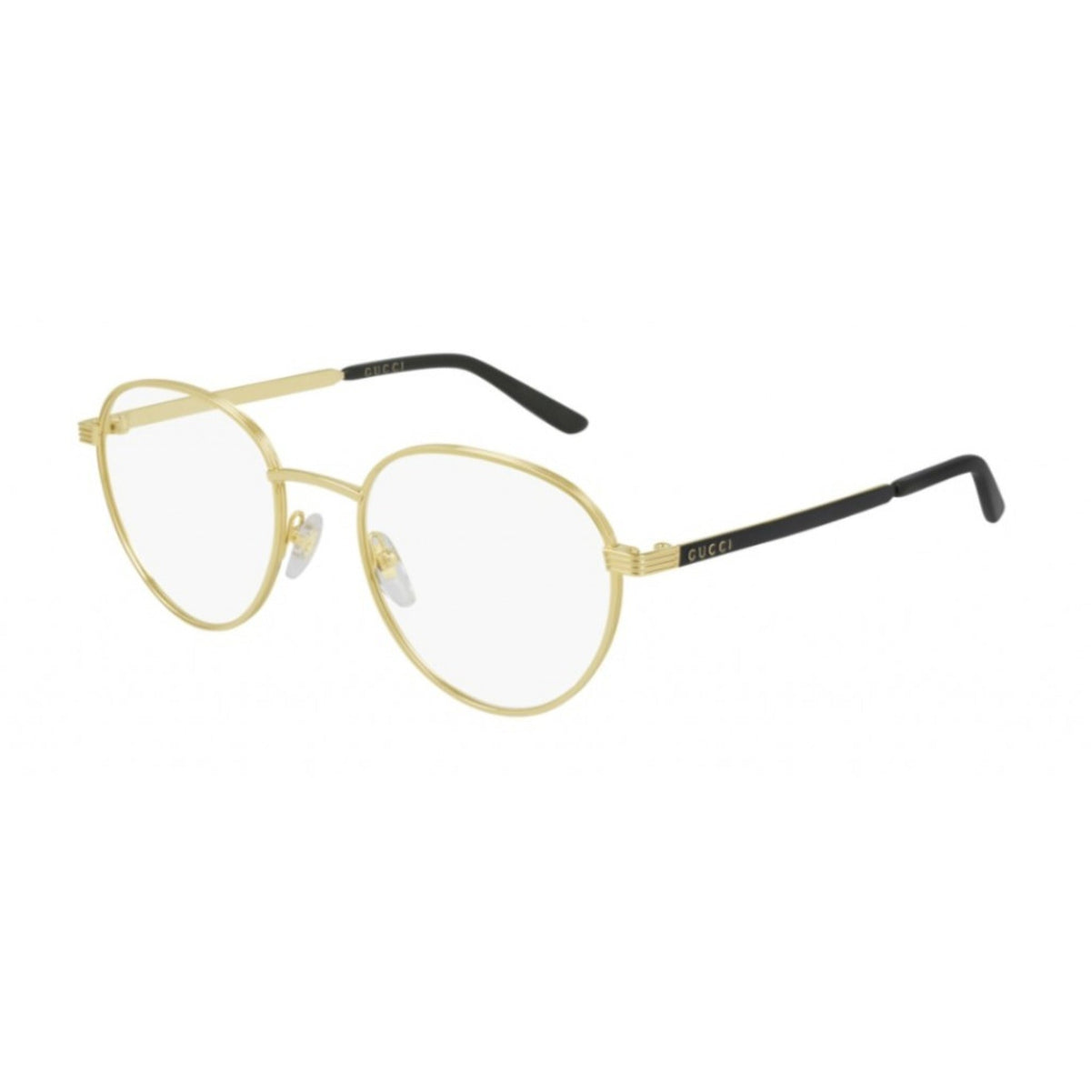 Gucci Men&#39;s Sunglasses Spring Summer 2021 Gold Transparent Demo Lens Demo Lens  GG0942O 003