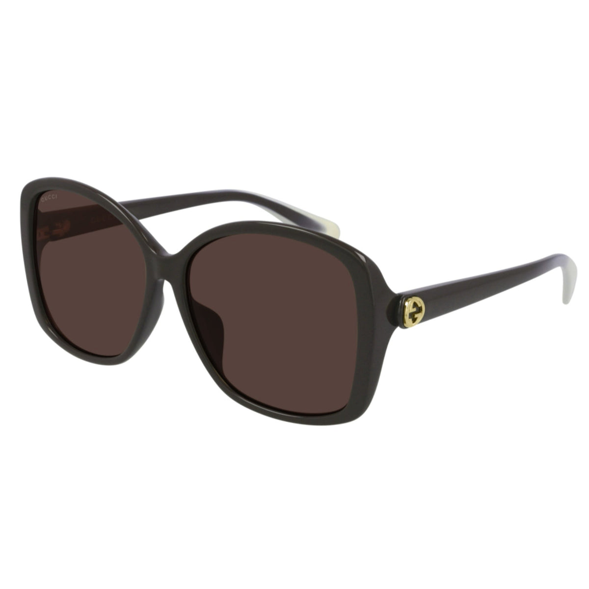 Gucci Women's Sunglasses Spring Summer 2021 Brown Brown Nylon Nylon GG0950SA 004