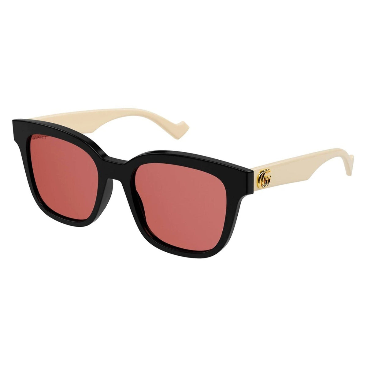 Gucci Women's Sunglasses Spring Summer 2021 Black Orange Nylon Nylon GG0960SA 004