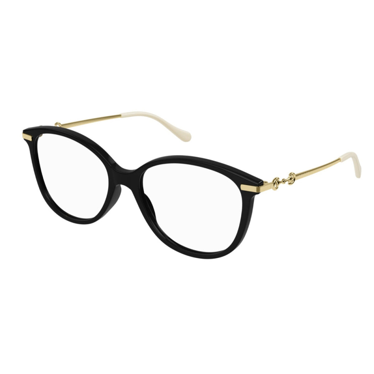 Gucci Women's Sunglasses Spring Summer 2021 Black Transparent Demo Lens Demo Lens  GG0967O 001