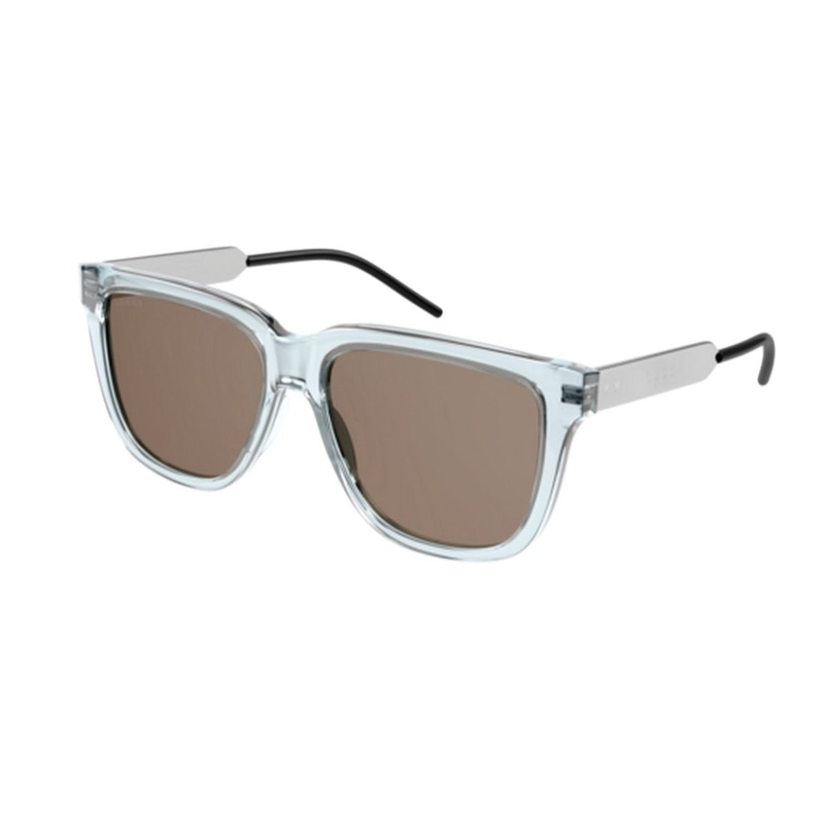 Gucci Men's Sunglasses Spring Summer 2021 Green Brown Nylon Nylon GG0976S 002