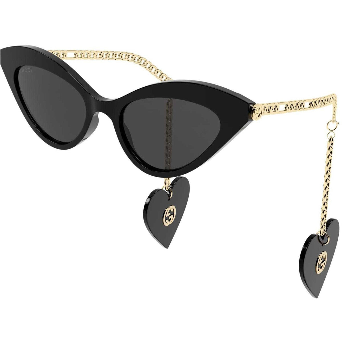 Gucci Women's Sunglasses Spring Summer 2021 Black Grey Nylon Nylon GG0978S 001