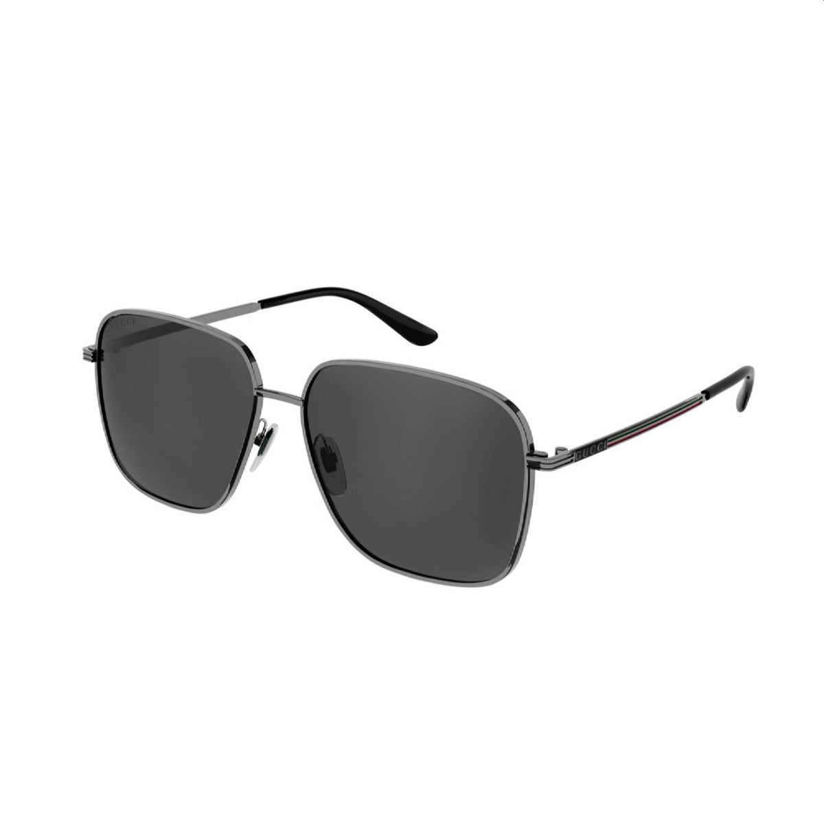 Gucci Men's Sunglasses Spring Summer 2021 Ruthelium Smoke Nylon Nylon GG0987SA 001