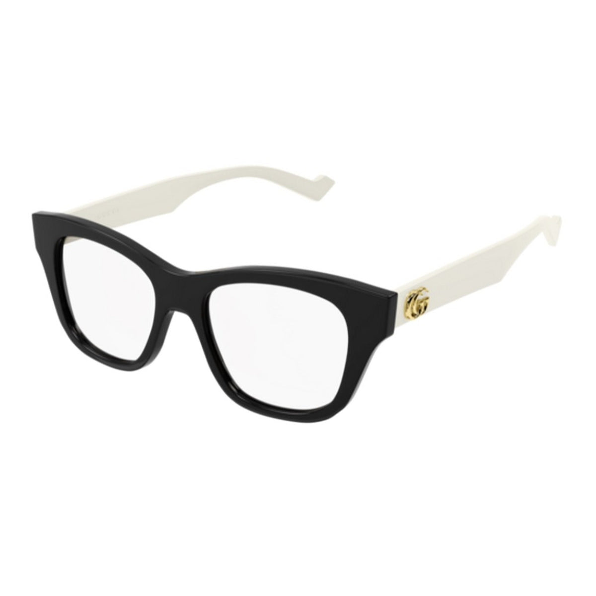 Gucci Women's Sunglasses Fall Winter 2021 Black Transparent Demo Lens Demo Lens  GG0999O 002