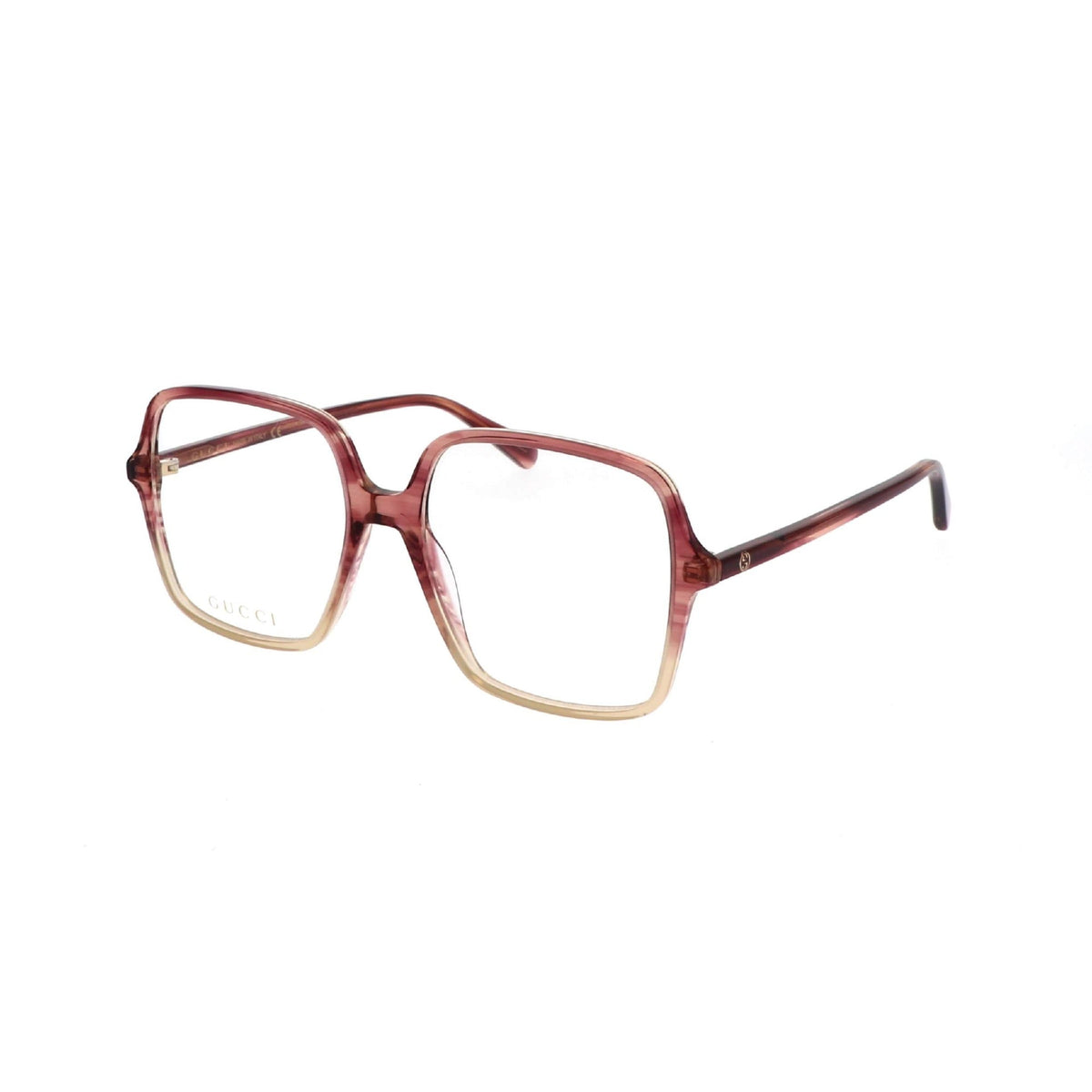 Gucci Women's Sunglasses Fall Winter 2021 RED Transparent Demo Lens Demo Lens  GG1003O 004