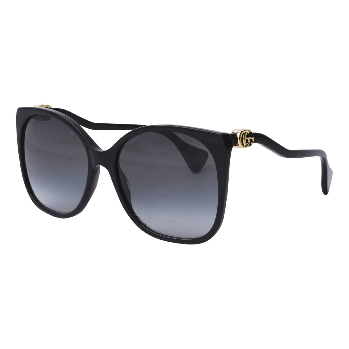 Gucci Women's Sunglasses Fall Winter Black Grey Nylon Nylon Gradient GG1010S 001