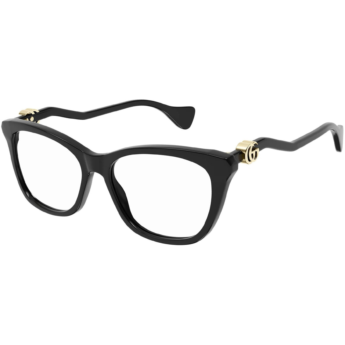 Gucci Women's Sunglasses Fall Winter 2021 Black Transparent Demo Lens Demo Lens  GG1012O 001