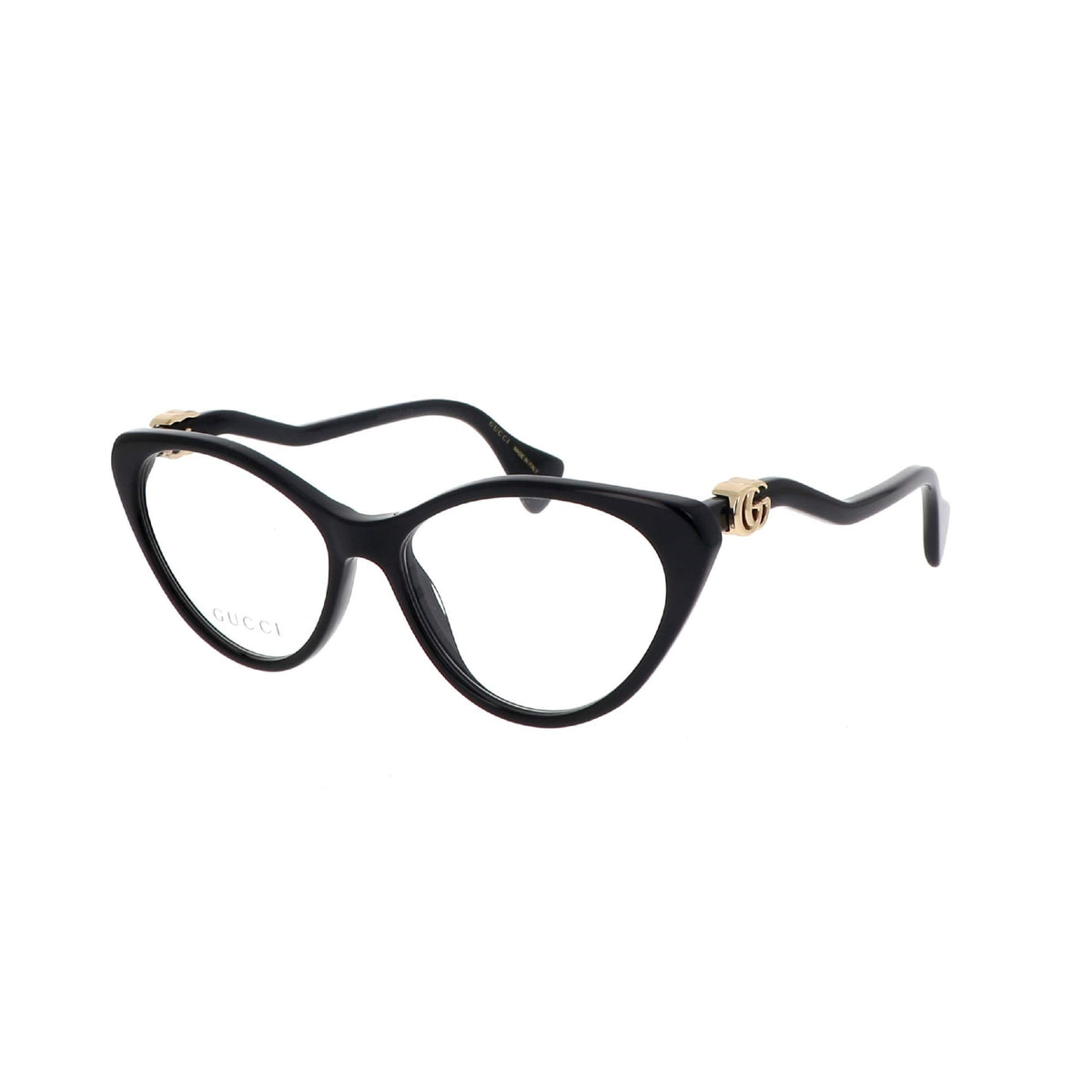 Gucci Women's Sunglasses Fall Winter 2021 Black Transparent Demo Lens Demo Lens  GG1013O 001