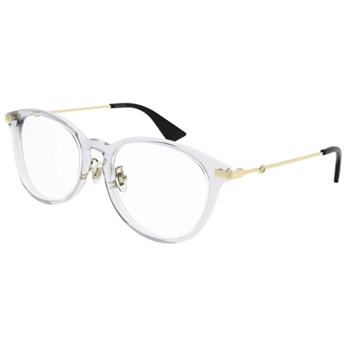 Gucci Women's Sunglasses Fall Winter 2021 Grey Transparent Demo Lens Demo Lens  GG1014OA 003