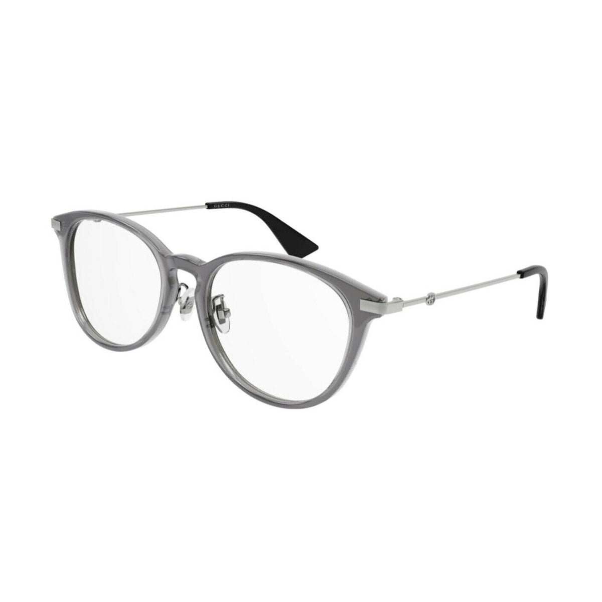 Gucci Women&#39;s Sunglasses Fall Winter 2021 Grey Transparent Demo Lens Demo Lens  GG1014OA 004