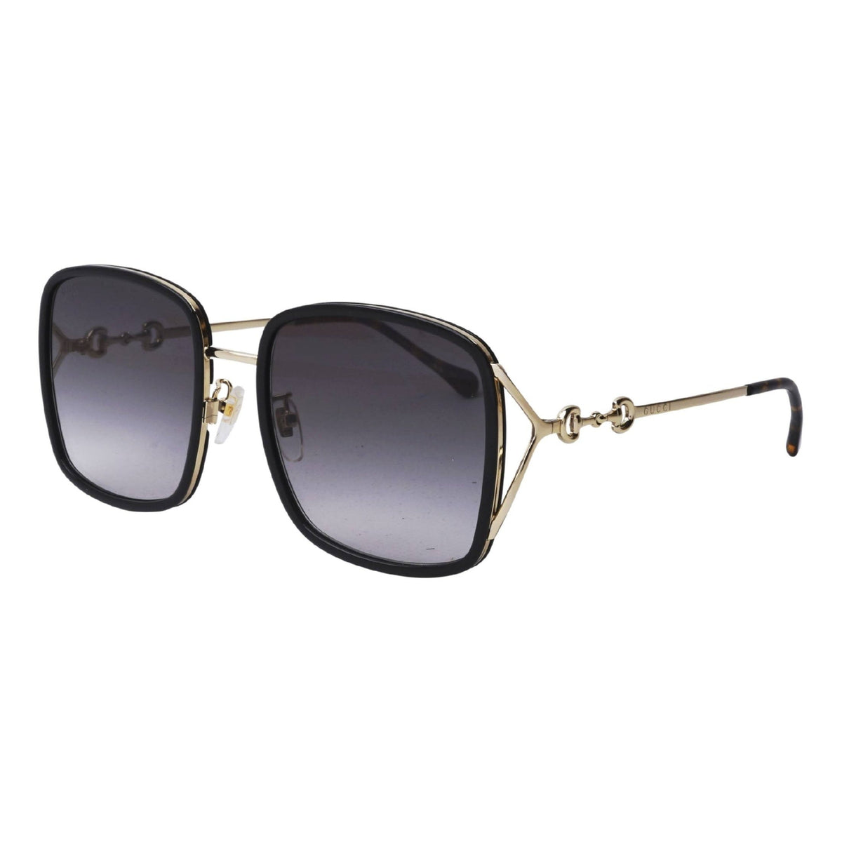 Gucci Women's Sunglasses Fall Winter Black Grey Nylon Nylon Gradient GG1016SK 001