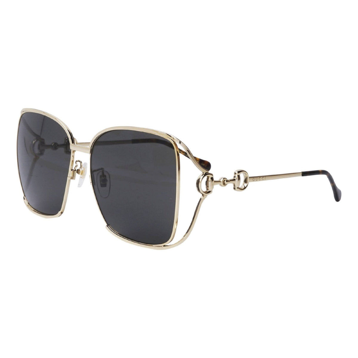 Gucci Women&#39;s Sunglasses Fall Winter Gold Grey Nylon Nylon GG1020S 002