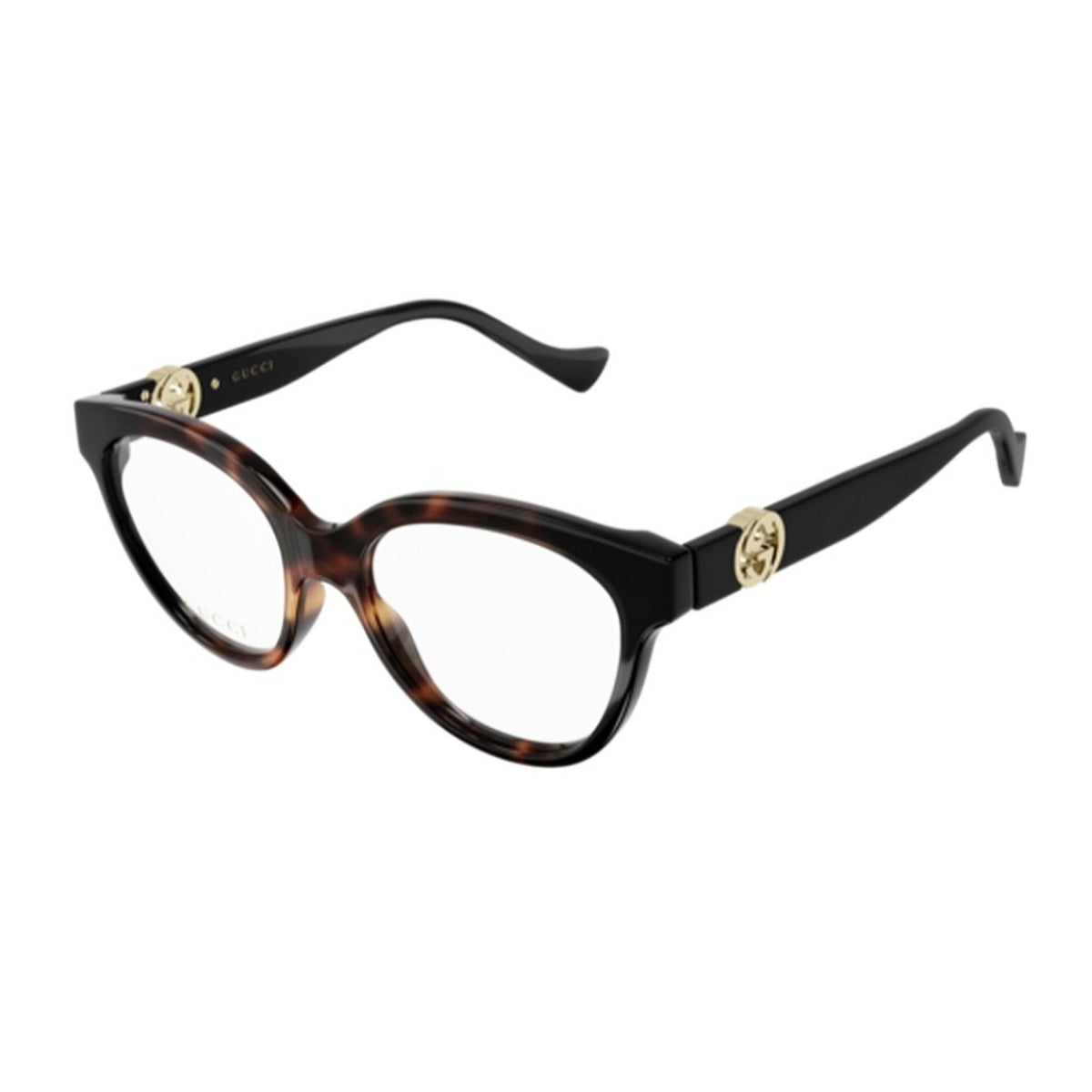 Gucci Women's Sunglasses Fall Winter 2021 Havana Transparent Demo Lens Demo Lens  GG1024O 002