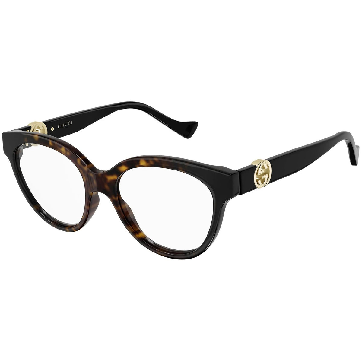 Gucci Women's Sunglasses Spring Summer 2022 Havana Transparent Demo Lens Demo Lens  GG1024O 009