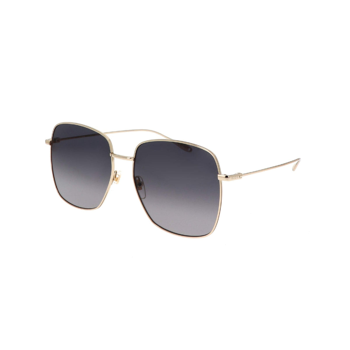 Gucci Women's Sunglasses Fall Winter Gold Grey Nylon Nylon Gradient GG1031S 001