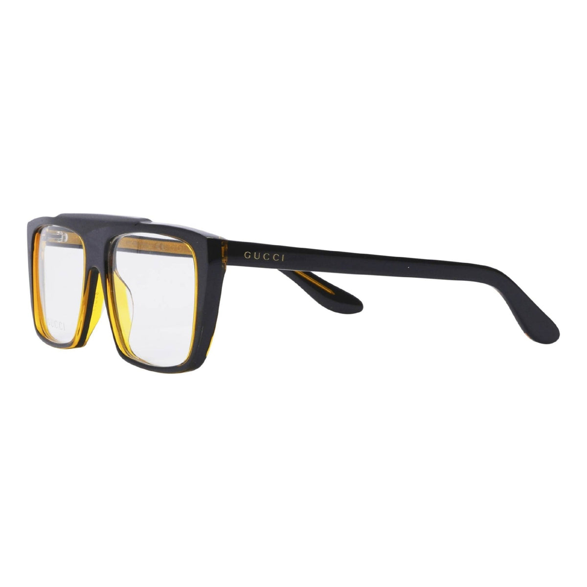 Gucci Men's Sunglasses Fall Winter 2021 Black Transparent Demo Lens Demo Lens  GG1040O 001