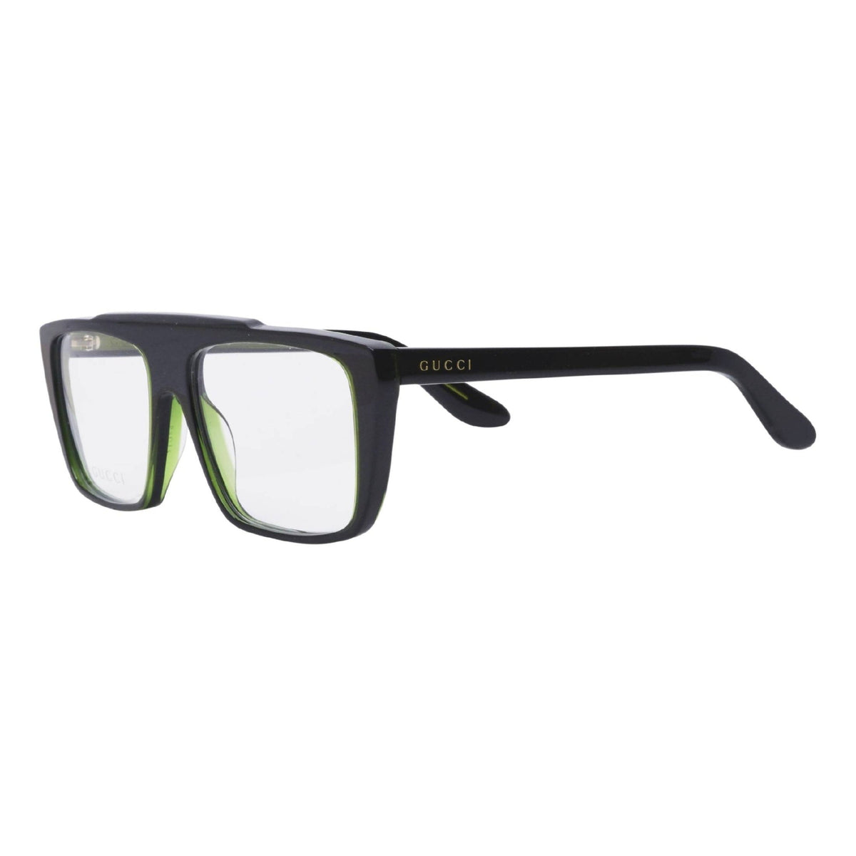 Gucci Men's Sunglasses Fall Winter 2021 Black Transparent Demo Lens Demo Lens  GG1040O 003