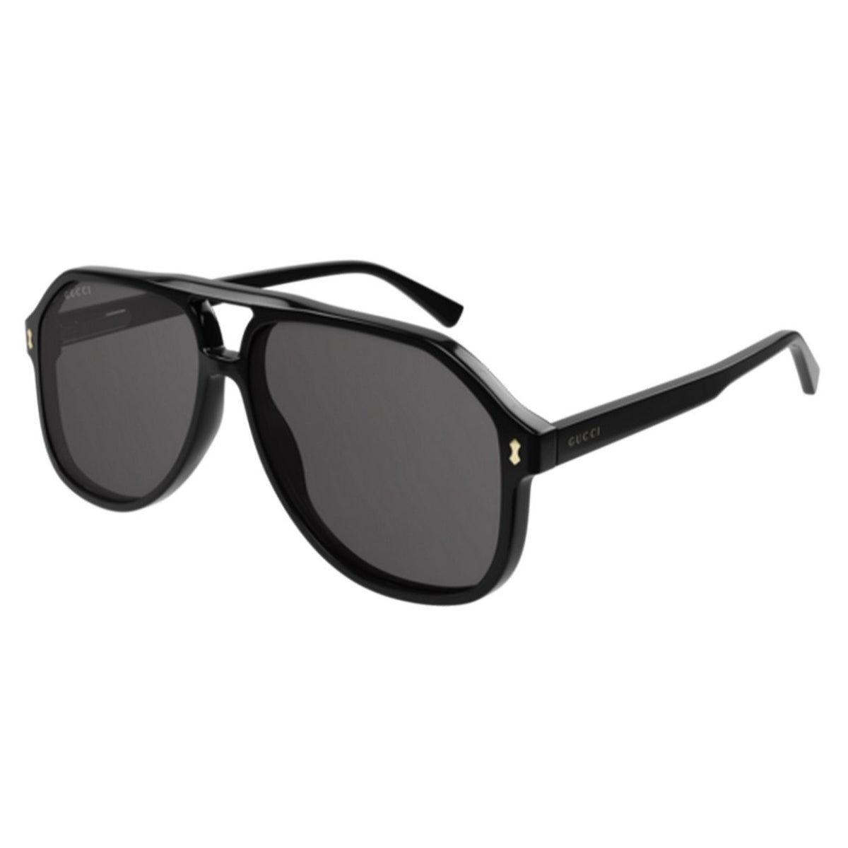 Gucci Men&#39;s Sunglasses Fall Winter 2021 Black Grey Nylon Nylon GG1042S 001