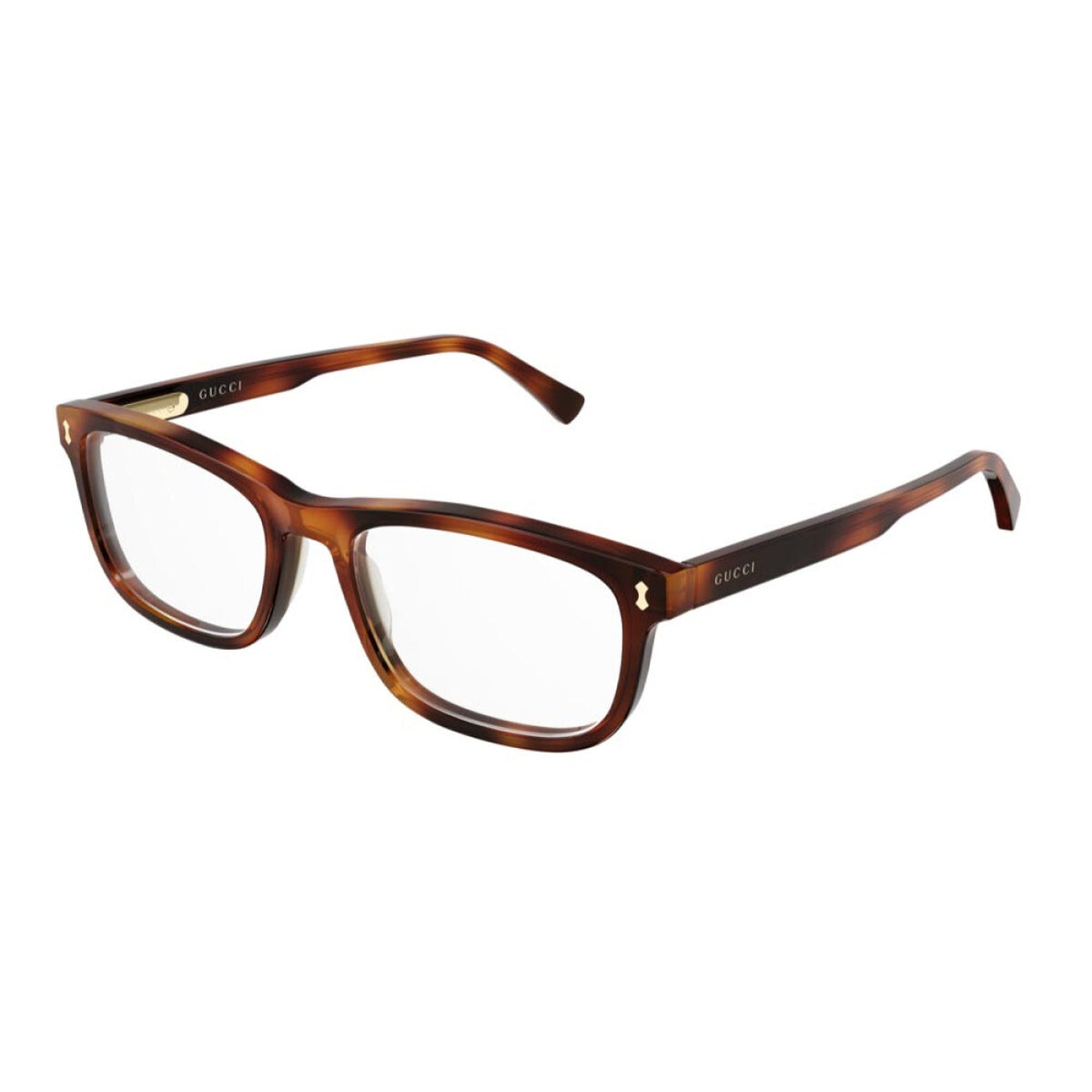 Gucci Men's Sunglasses Fall Winter 2021 Havana Transparent Demo Lens Demo Lens  GG1046O 005
