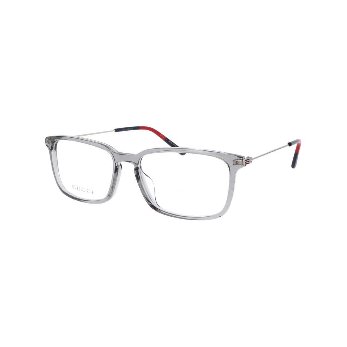 Gucci Men's Sunglasses Fall Winter 2021 Grey Transparent Demo Lens Demo Lens  GG1056OA 003
