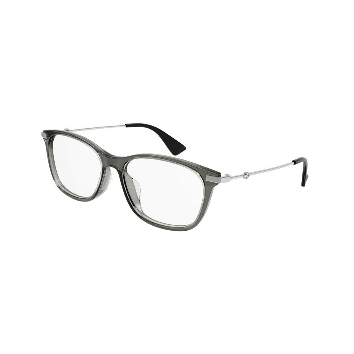 Gucci Women's Sunglasses Fall Winter 2021 Grey Transparent Demo Lens Demo Lens  GG1061OA 003