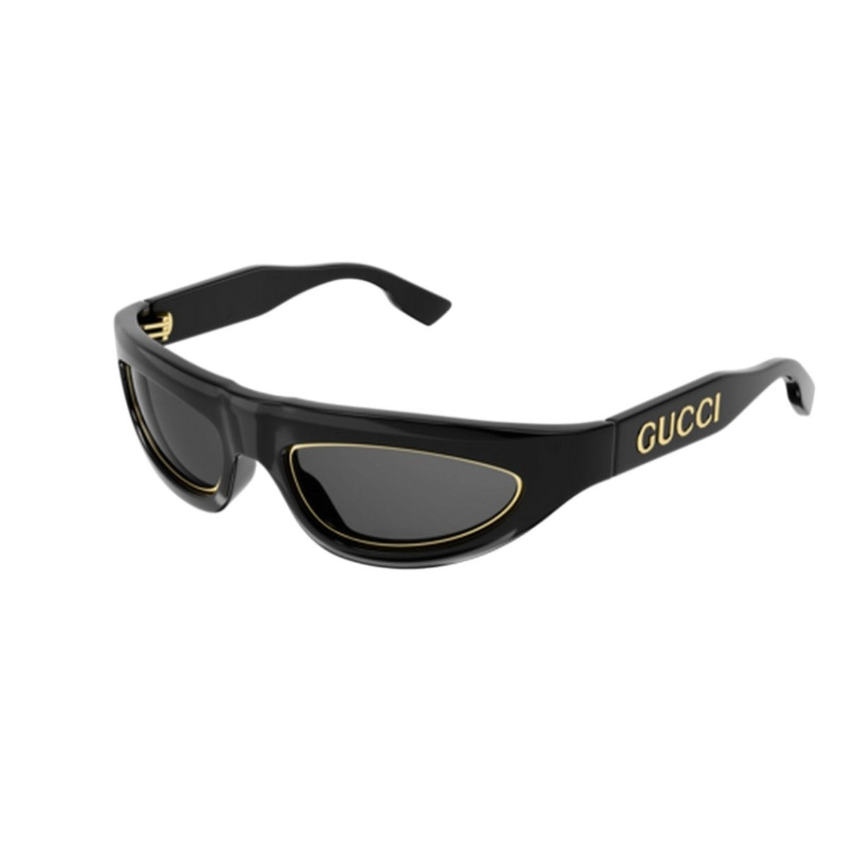 Gucci Men's Sunglasses Fall Winter 2021 Black Grey Nylon Nylon GG1062S 003