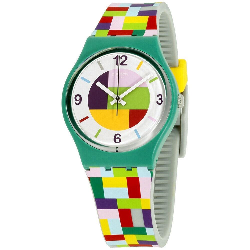 Swatch Unisex GG224 Originals Multicolored Silicone Watch