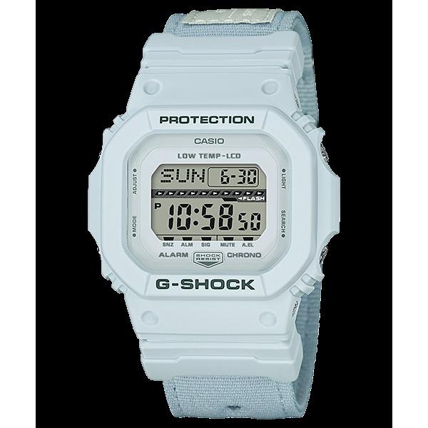 Casio Men's GLS5600CL-7 G-Shock Chronograph White Cloth Watch