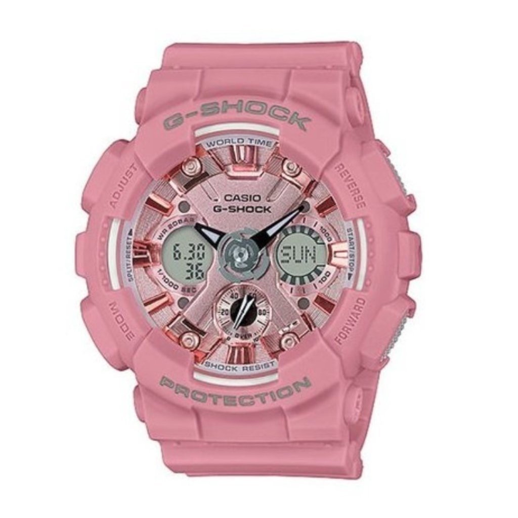 Casio Women&#39;s GMAS120DP-4A G-Shock Pink Resin Watch