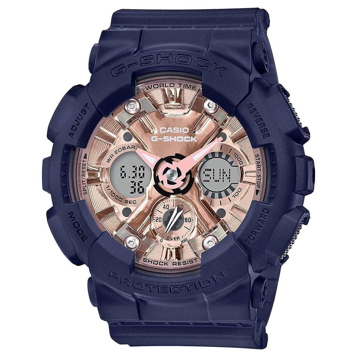 Casio Men&#39;s GMAS120MF-2A2 G-Shock Blue Resin Watch