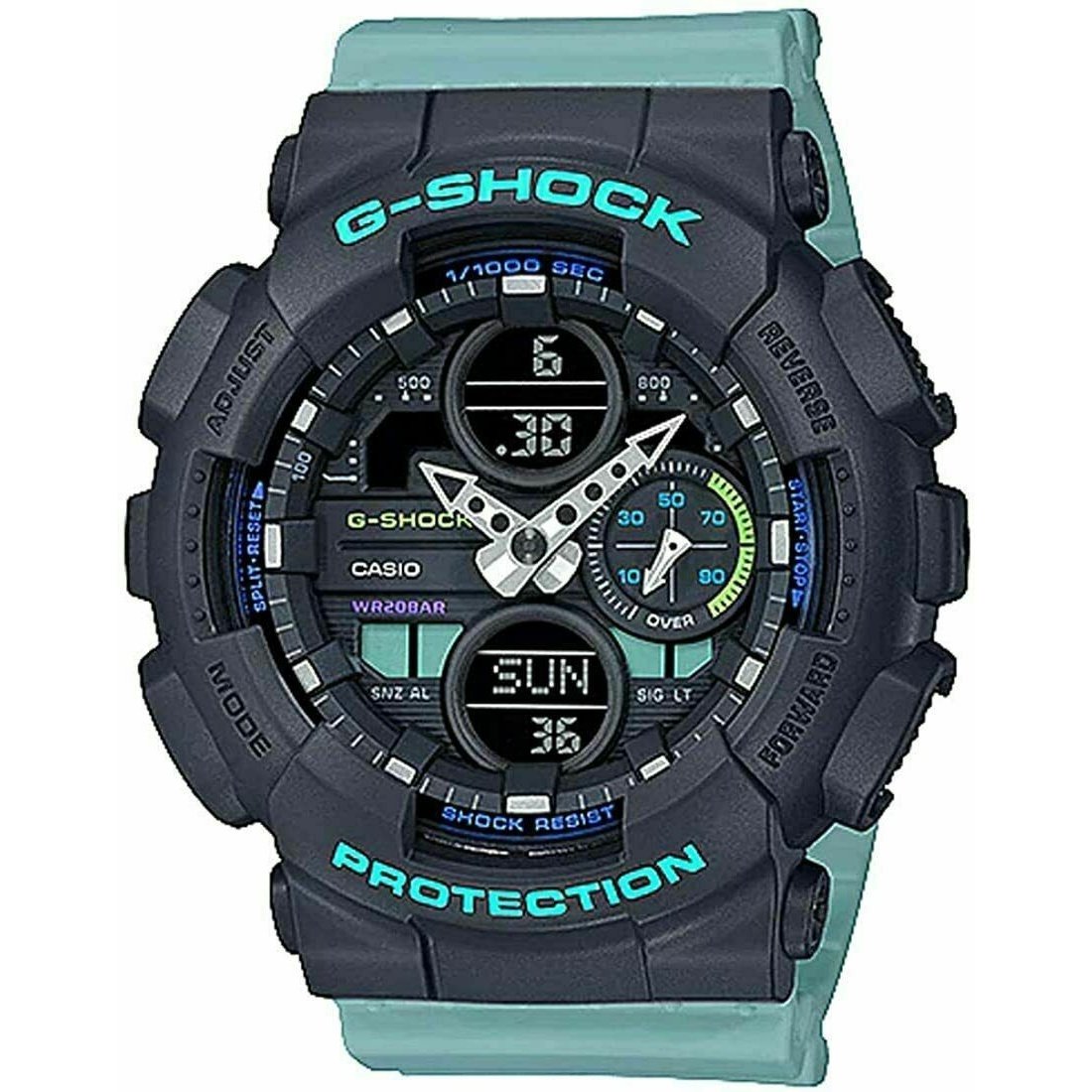 Casio Women's GMAS140-2A G-Shock Blue Rubber Watch