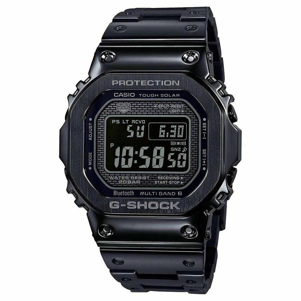 Casio Men's GMWB5000GD-1 G-Shock Black Stainless Steel Watch