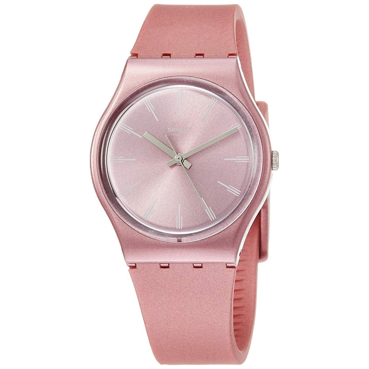 Swatch Women's GP154 Pastelbaya  Pink Silicone Watch