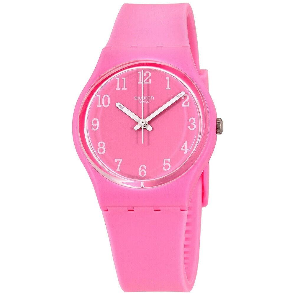 Swatch Women's GP156 Originals Pink Silicone Watch