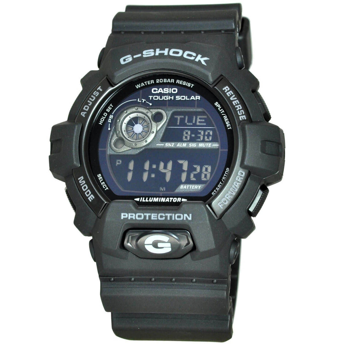 Casio Men&#39;s GR8900A-1D G-Shock Black Resin Watch