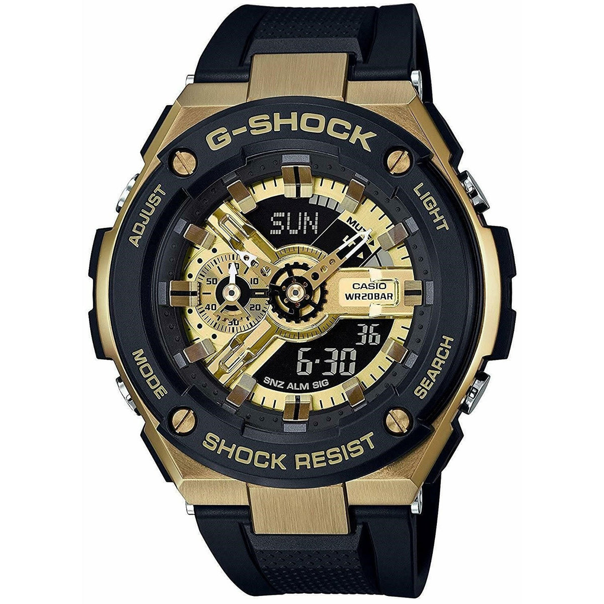 Casio Men&#39;s GST400G-1A9 G-Shock Black Resin Watch