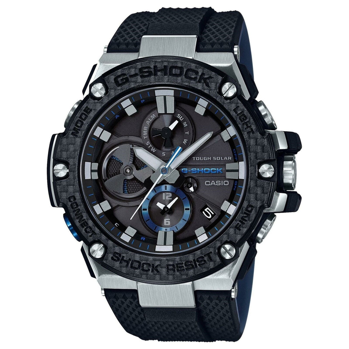 Casio Men's GSTB100XA-1A G-Shock Black Rubber Watch