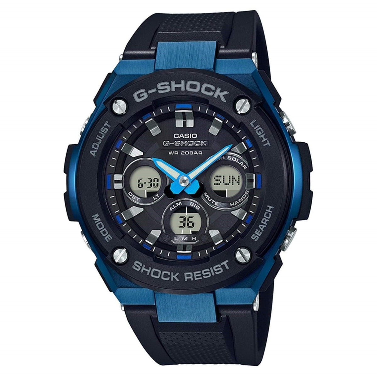 Casio Men&#39;s GSTS300G-1A2 G-Shock Black Silicone Watch