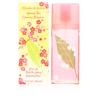 Green Tea Cherry Blossom Elizabeth Arden Edt Spray Box Sl .Damaged 3.3 Oz (100  GCBF40002
