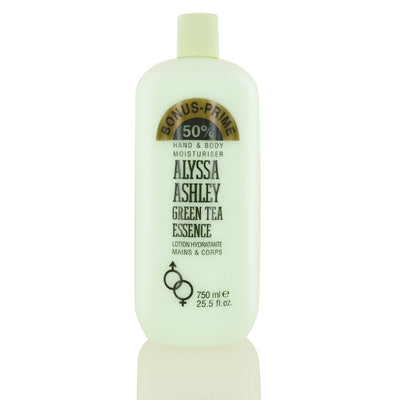 Green Tea Essence Alyssa Ashley Body Moisturizer Lotion 25.5 Oz (750 Ml) Unisex 72527
