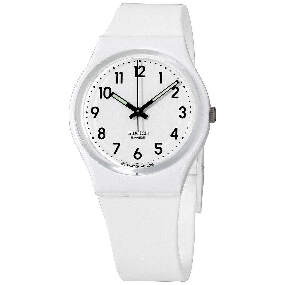 Swatch Unisex GW151O Originals White Silicone Watch