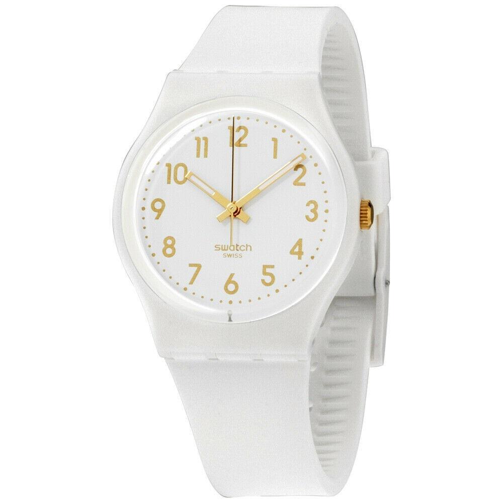Swatch Unisex GW164 Originals White Silicone Watch