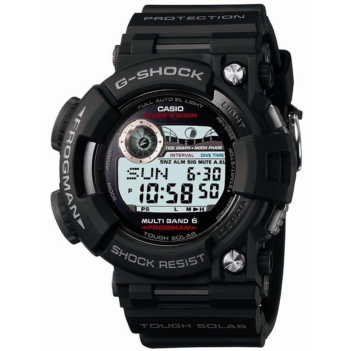 Casio Men&#39;s GWF1000-1 G-Shock Digital Black Resin Watch